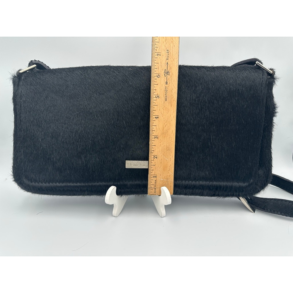 Vintage 00’s Elena Girardi | Handmade in Italy | Black Calf Hair Crossbody Bag | - Picture 10 of 10